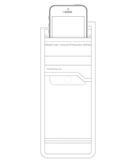 Disklabs Faraday Bag Phone Shield 2 (PS2) Met Window afbeelding 2
