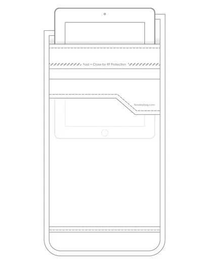 Disklabs Faraday Bag Tablet Shield 2 (TS2) Met Window afbeelding 2