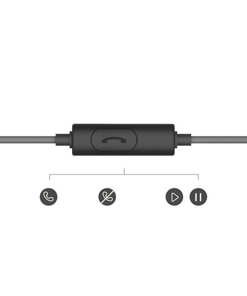 Rock Mula In-Ear Oortjes Telefoon / Smartphone Headset Roze Goud afbeelding 3