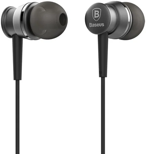 Baseus Lark Universele Bedrade In-Ear Oordopjes 3.5mm Jack Grijs afbeelding 4