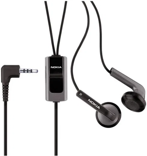 Nokia HS-48 Stereo 3,5mm Headset Zwart afbeelding 1