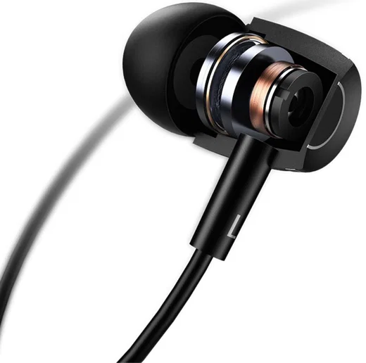 USAMS Mega Bass In-Ear Bedrade Oortjes Universeel (3.5mm Jack) Zwart afbeelding 2
