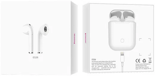 Hoco ES26 Plus True Wireless Headset met Oplaadhoesje Wit afbeelding 14