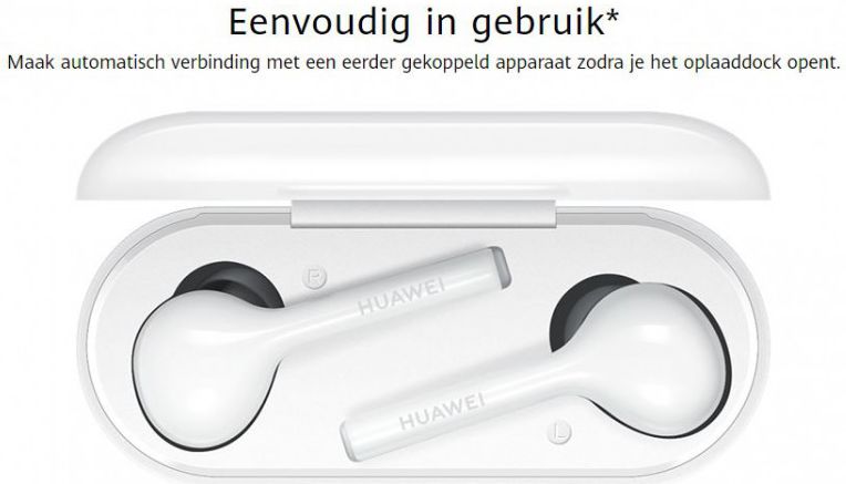 Huawei FreeBuds Lite Zwart afbeelding 12