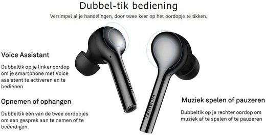 Huawei FreeBuds Lite Zwart afbeelding 16