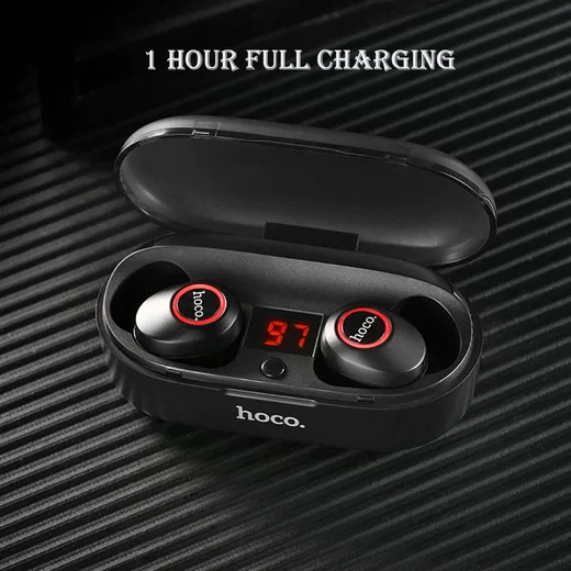 Hoco Joyous Draadloze Oordopjes In-Ear Zwart afbeelding 7