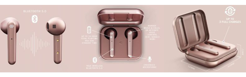 Urbanista Stockholm Draadloze Oordopjes voor Android en IOS Wit afbeelding 9