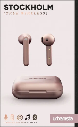 Urbanista Stockholm Draadloze Oordopjes voor Android en IOS Roze afbeelding 6