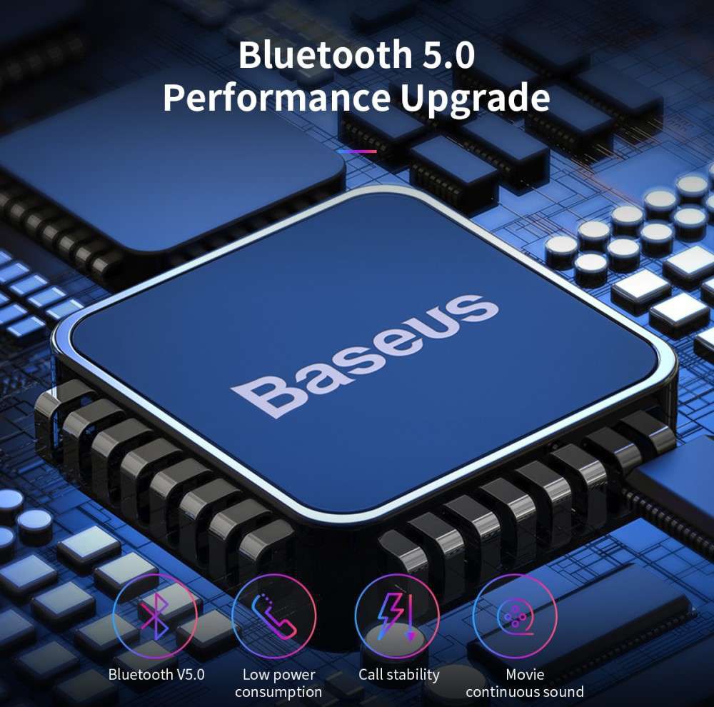 Baseus Encok W01 Draadloze Oordopjes True Wireless Headset Zwart afbeelding 9