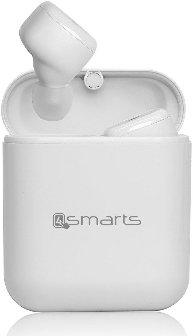 4Smarts True Wireless Eara TWS Draadloze Oordopjes Wit afbeelding 1