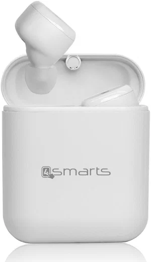 4Smarts True Wireless Eara TWS Draadloze Oordopjes Wit afbeelding 1