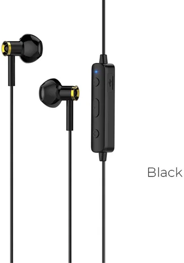 Hoco Wonderful Sports Series Bluetooth Headset Zwart afbeelding 4