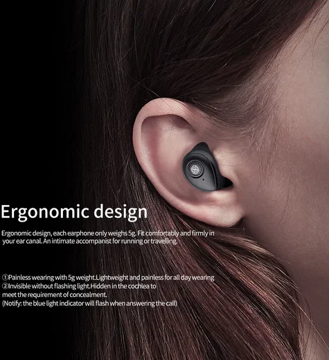Nillkin Go True Wireless In-Ear Bluetooth Headset Zwart afbeelding 10