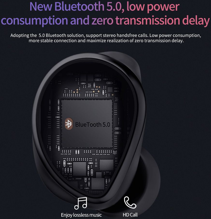 Nillkin Go True Wireless In-Ear Bluetooth Headset Zwart afbeelding 11