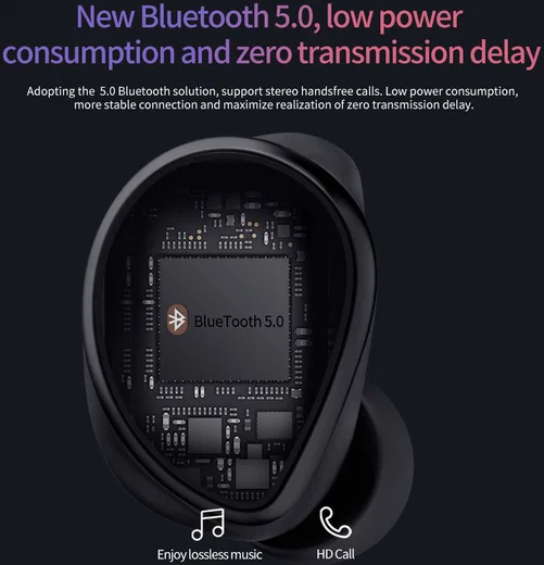 Nillkin Go True Wireless In-Ear Bluetooth Headset Zwart afbeelding 11