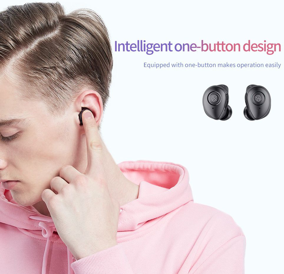 Nillkin Go True Wireless In-Ear Bluetooth Headset Zwart afbeelding 7