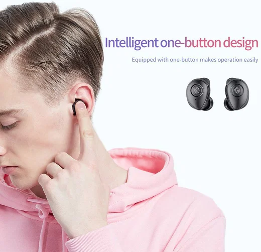Nillkin Go True Wireless In-Ear Bluetooth Headset Zwart afbeelding 7