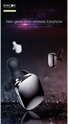Baseus Encok W02 True Wireless Headset Zwart afbeelding 24