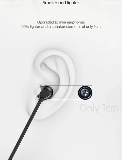 Baseus Encok S11 Draadloze In-Ear Sport Oordopjes Zwart afbeelding 2