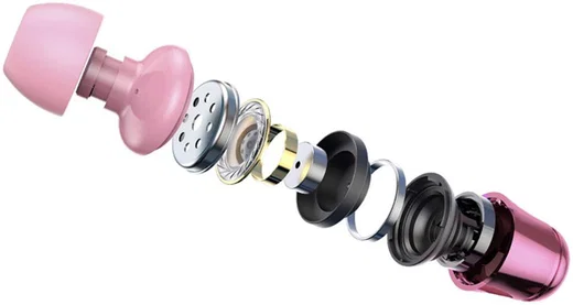 Baseus Encok H13 In-ear Oordopjes Smartphone Headset Roze afbeelding 5