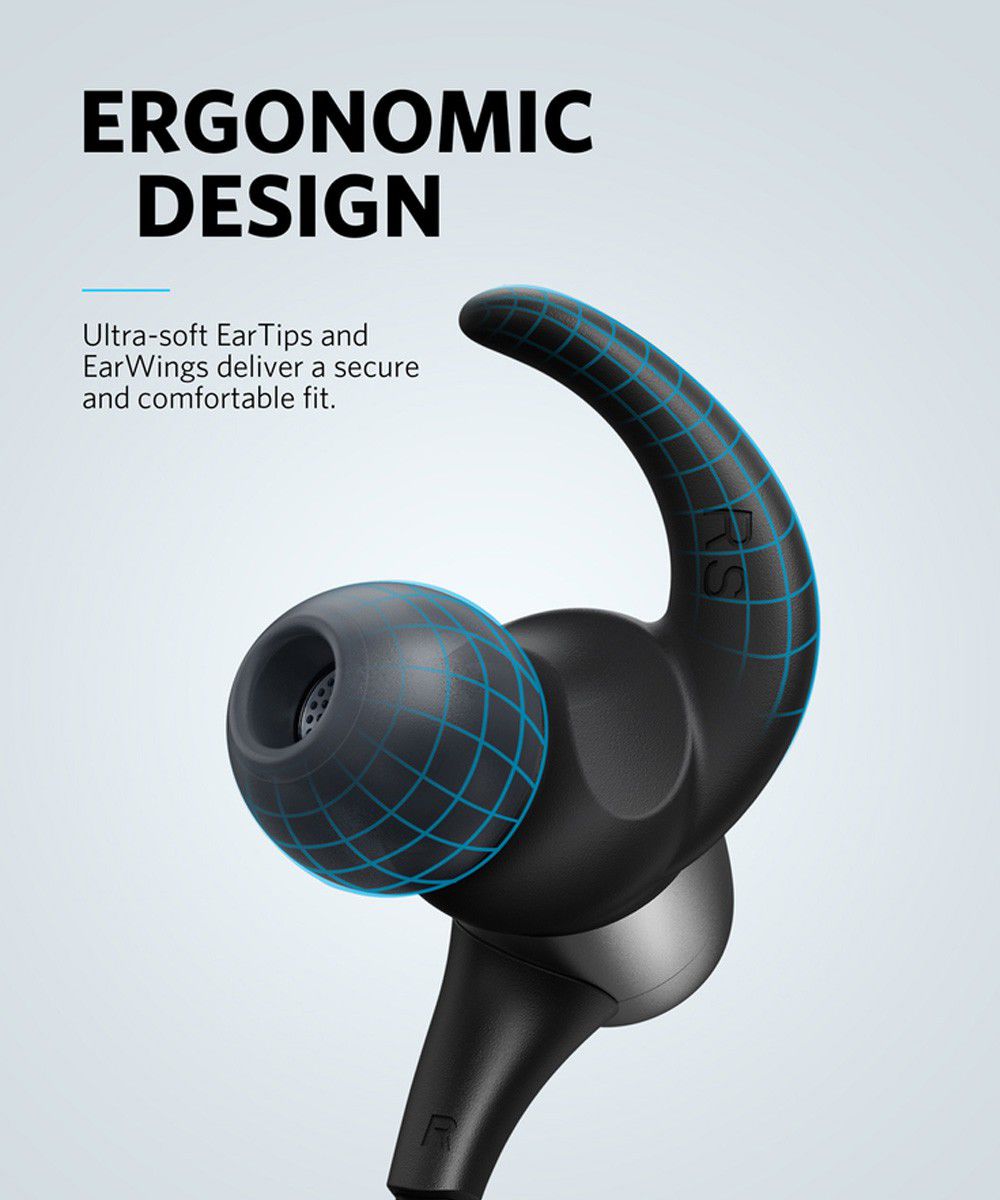 Anker Soundcore Spirit Pro In-Ear Bluetooth Headset Zwart/Grijs afbeelding 4