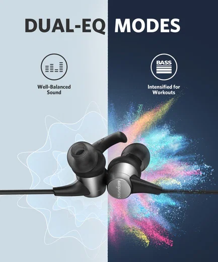 Anker Soundcore Spirit Pro In-Ear Bluetooth Headset Zwart/Grijs afbeelding 5