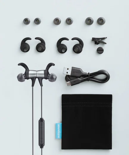 Anker Soundcore Spirit Pro In-Ear Bluetooth Headset Zwart/Grijs afbeelding 7