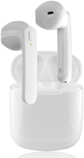 4smarts Eara SkyPods TWS Bluetooth Headset Draadloze Oordopjes Wit afbeelding 1