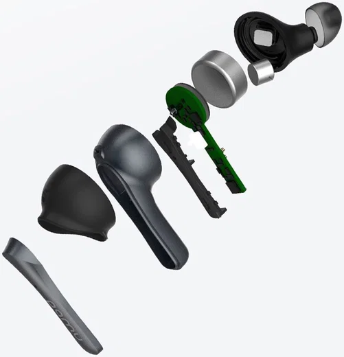 Padmate PaMU Slide True Wireless In-Ear Bluetooth Headset Zwart afbeelding 8