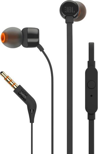 JBL T110 in-ear oortjes 3.5mm jack Zwart afbeelding 1