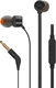 JBL T110 in-ear oortjes 3.5mm jack Zwart afbeelding 1