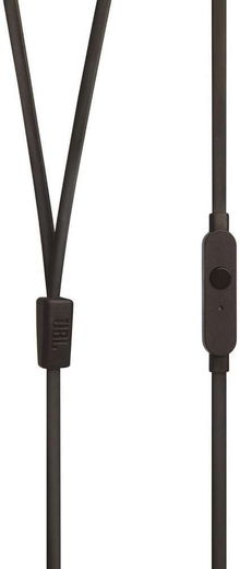 JBL T110 in-ear oortjes 3.5mm jack Zwart afbeelding 4