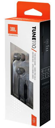 JBL T110 in-ear oortjes 3.5mm jack Zwart afbeelding 5