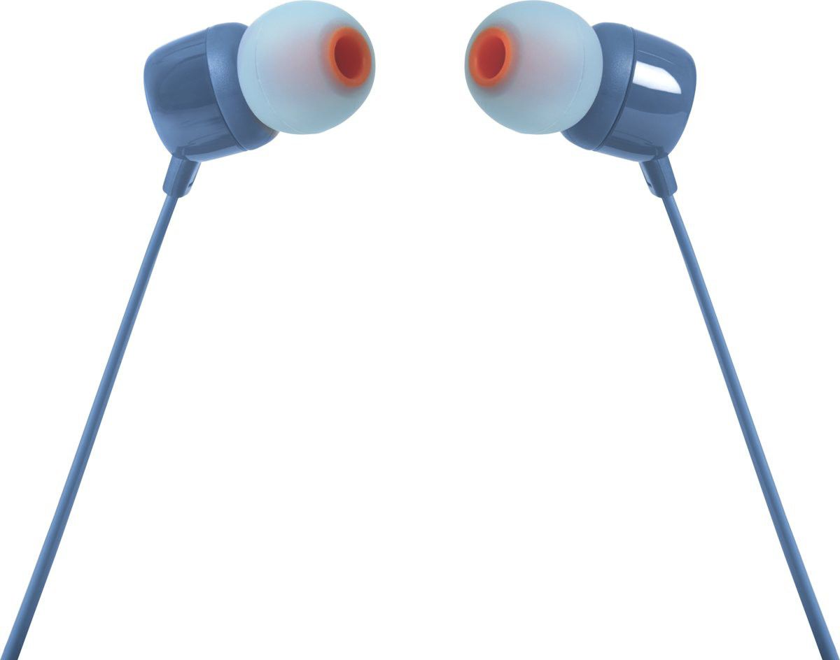 JBL T110 In-Ear 3.5mm Mini-Jack Headset Blauw afbeelding 2