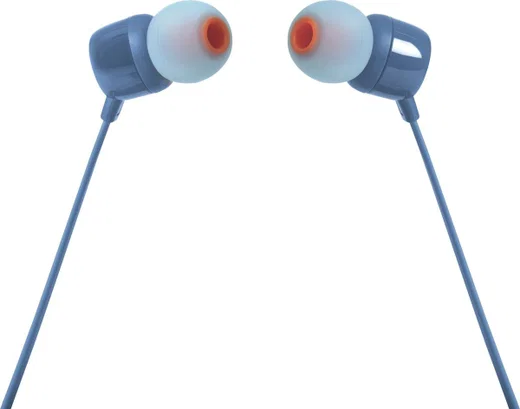 JBL T110 In-Ear 3.5mm Mini-Jack Headset Blauw afbeelding 2