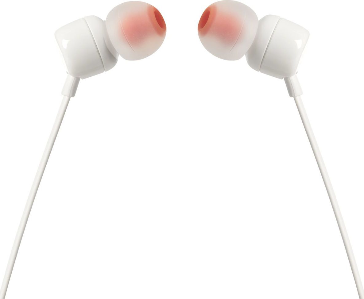 JBL T110 In-Ear 3.5mm Mini-Jack Headset Wit afbeelding 3