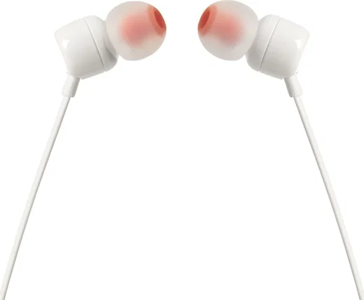 JBL T110 In-Ear 3.5mm Mini-Jack Headset Wit afbeelding 3