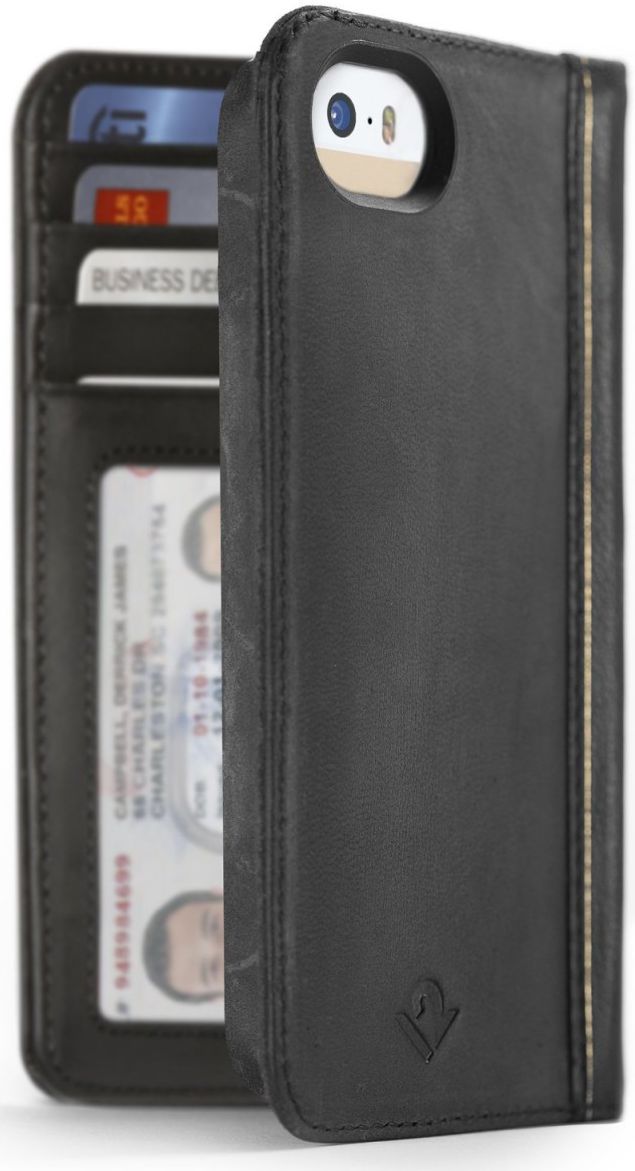 Twelve South BookBook Apple iPhone SE 5/5S Classic Black afbeelding 2
