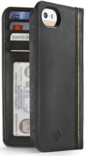 Twelve South BookBook Apple iPhone SE 5/5S Classic Black afbeelding 2