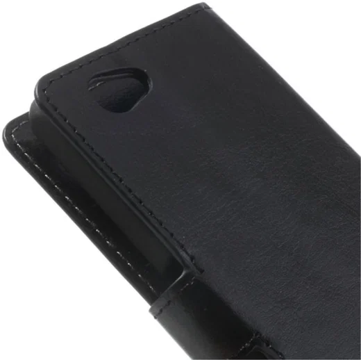 Sony Xperia Z1 Compact Hoesje met Kaarthouder Zwart afbeelding 8