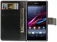 Sony Xperia Z1 Compact Hoesje met Kaarthouder Zwart afbeelding 2