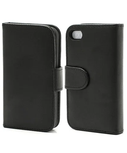 iPhone 4(S) Wallet Case Zwart afbeelding 2