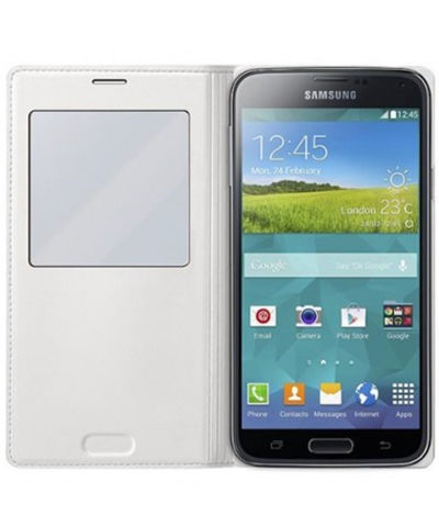 Samsung Galaxy S5 (Neo) S View Cover - Wit afbeelding 2