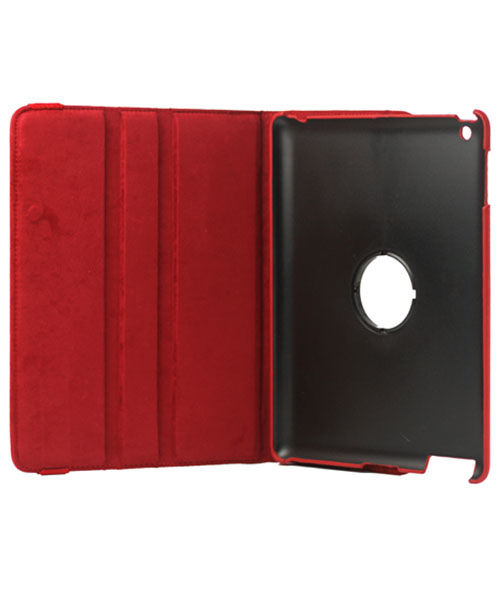 Apple iPad 2/3/4 360 Graden Case met Stand Rood afbeelding 2
