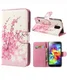 Samsung Galaxy S5 (Neo) Bloem Wallet Stand Case afbeelding 1