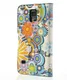 Samsung Galaxy S5 (Neo) Bloemen Wallet Stand Case afbeelding 3