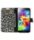 Samsung Galaxy S5 (Neo) Panter Print Stand Case Wit afbeelding 2