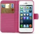 Apple iPhone SE / 5S Portemonnee Hoesje Print Lotus afbeelding 2
