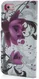 Apple iPhone SE / 5S Portemonnee Hoesje Print Lotus afbeelding 4
