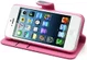 Apple iPhone SE / 5S Portemonnee Hoesje Print Lotus afbeelding 5